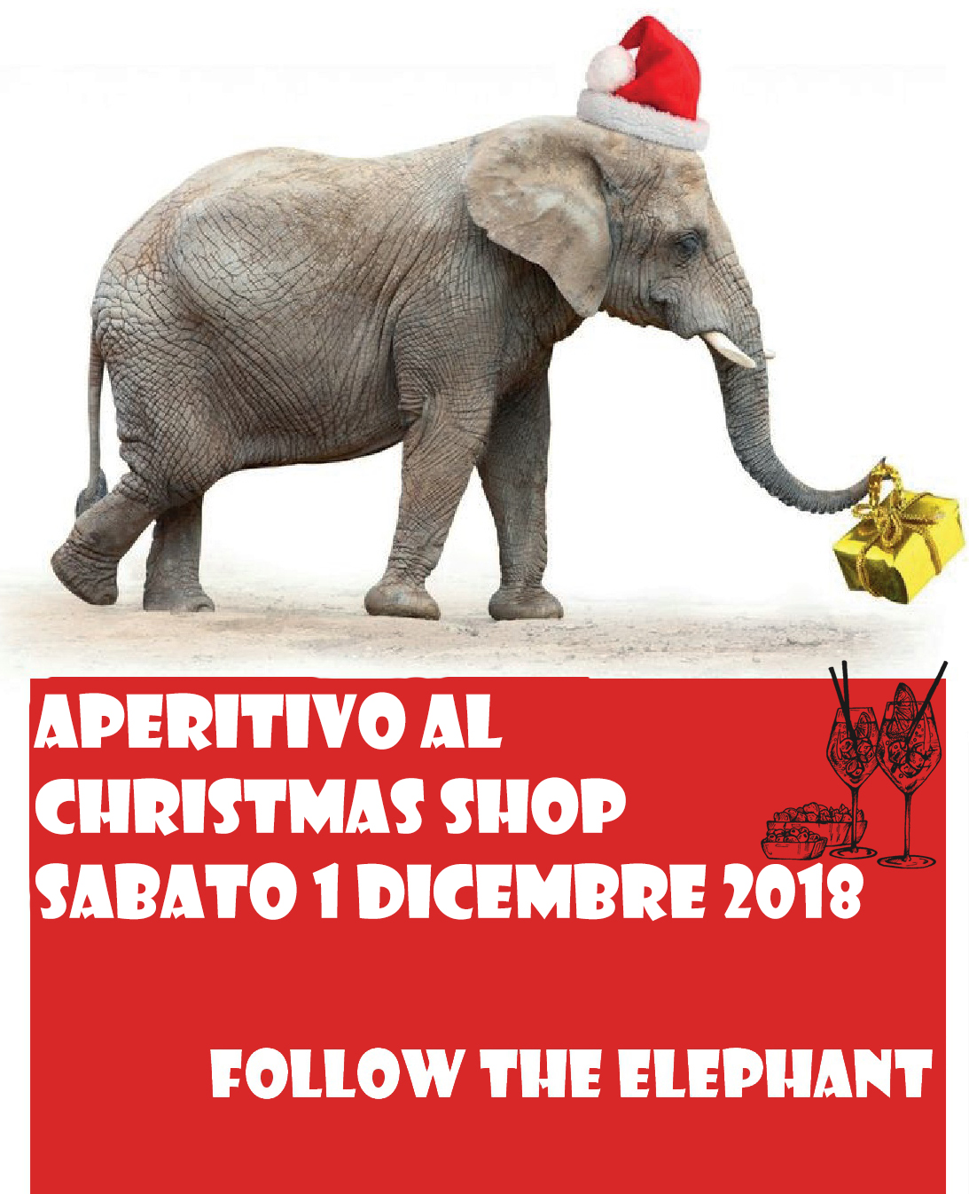 aperitivo al christmas shop