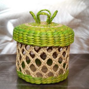 Bomboniera tonda verde