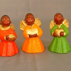 3 angioletti in gesso