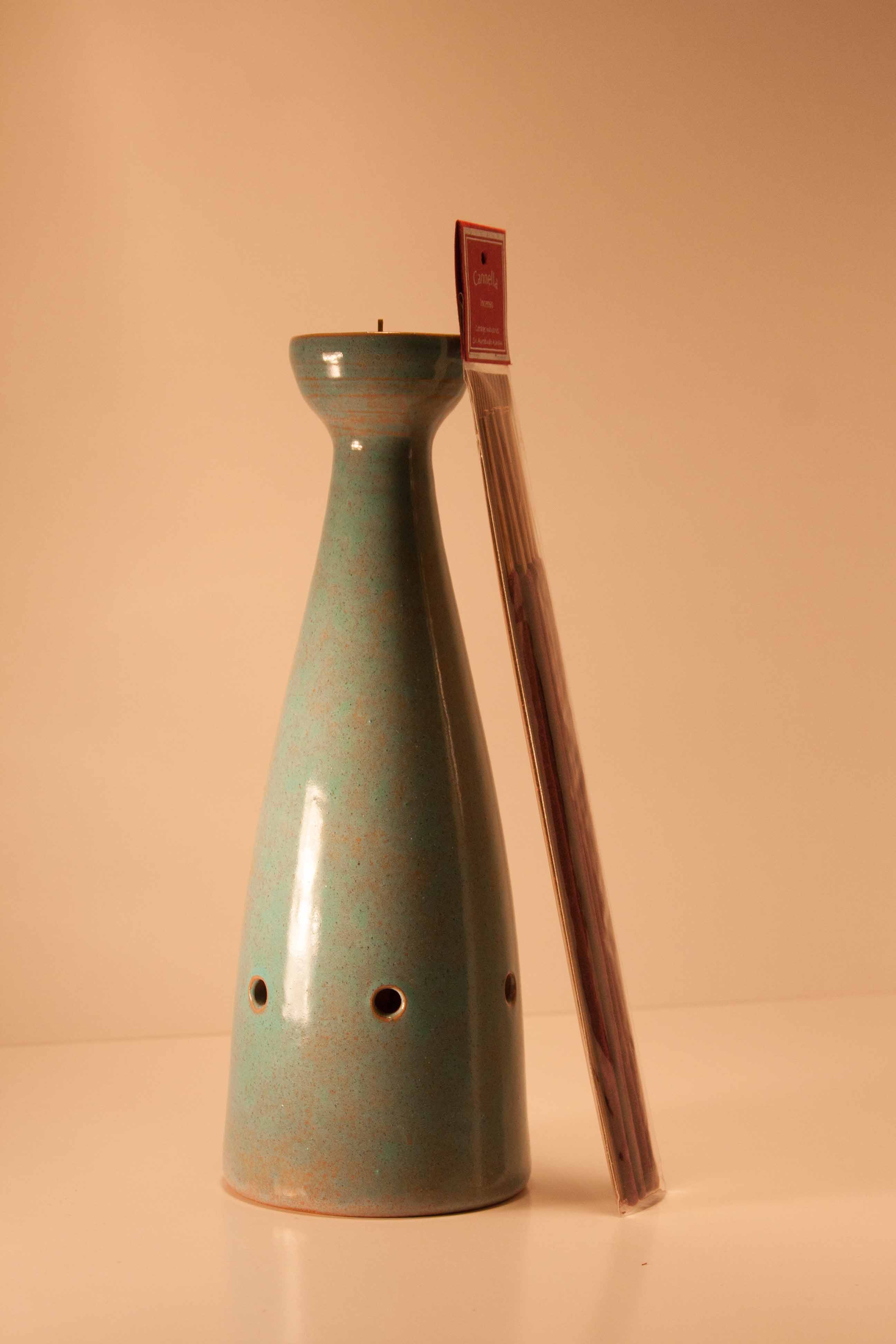 Brucia incenso Art Deco in ceramica incrinata in vendita su Pamono